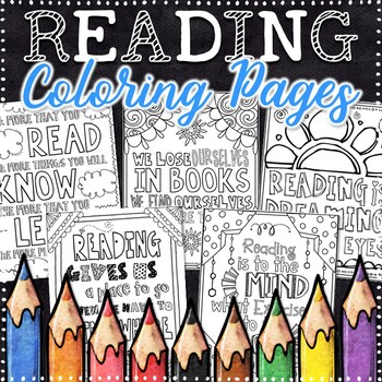 Preview of Read Across America Activity | Reading Coloring Pages | Reading Posters