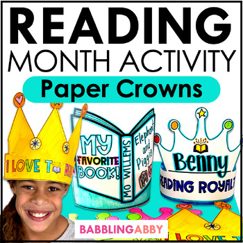 Preview of Read Across America Crown for Kindergarten & First Grade Book Writing Activity