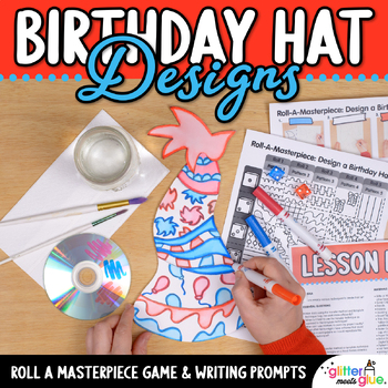 Preview of Read Across America Art Project: Birthday Hat Activity, Template, and Sub Plans