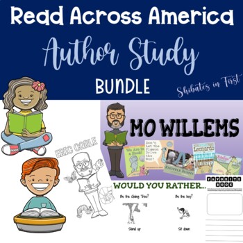 Preview of Read Across America Author Study (Mo, Eric, Shel, Jan, Arnold)