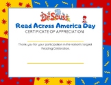 Read Across America Certificate