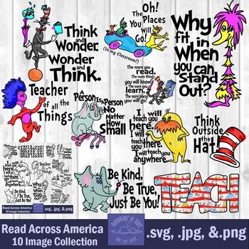 Preview of Read Across America Clipart