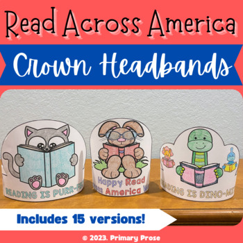 Preview of Read Across America Crown Headbands