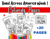 Read Across America Day COLORING PAGES | Reading Coloring 