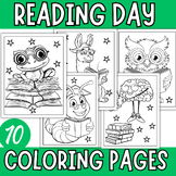 Reading Day Coloring Pages - March Coloring Sheets / Readi