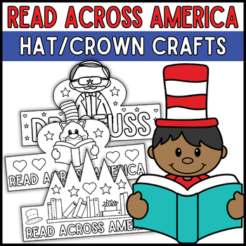 Preview of Reading Across America Week Hat Craft/Crown | Theodor Seuss Geisel Day Hat Craft