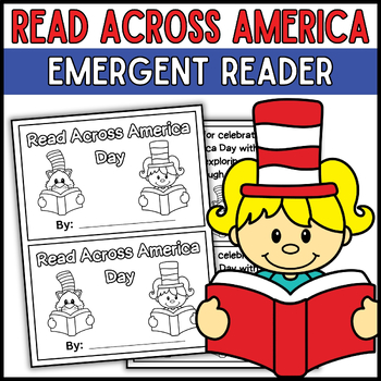 Preview of Reading Across America Day Mini-Book for Emergent Readers | Reading Month