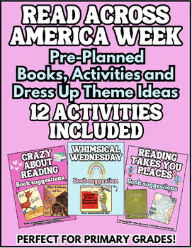 Preview of Read Across America Full Week of Worksheets and Activities Based on Books