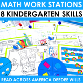 Read Across America Kindergarten Math Centers, Stations, G