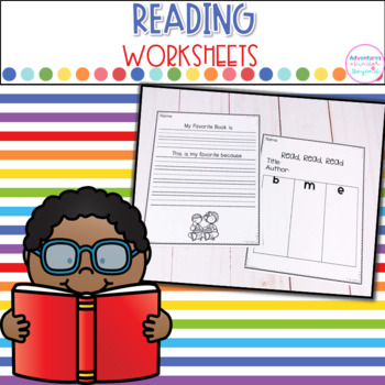 Reading Worksheets by Adventures in Kinder and Beyond | TpT