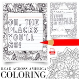 Read Across America Mandala Coloring | Read Across America