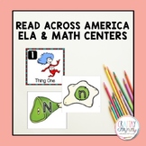 Read Across America Math and Literacy Centers and Acitivities