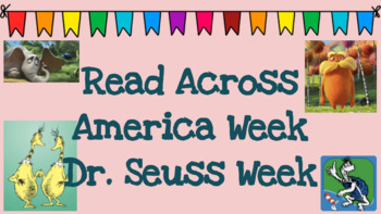 Preview of Read Across America No-Prep Reading Slides
