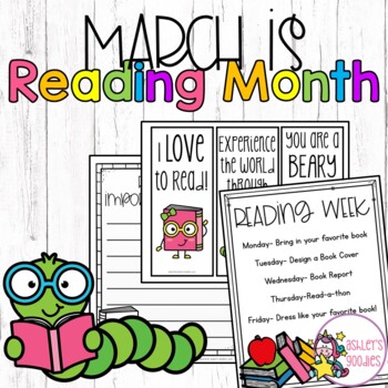 Preview of March is Reading Month Packet