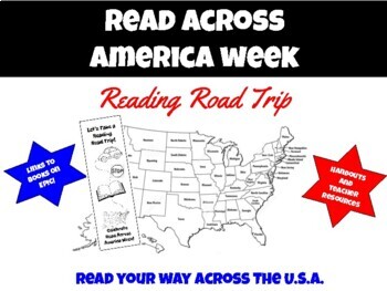 Preview of Read Across America - Reading Road Trip