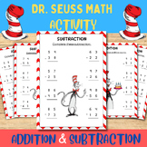 Read Across America Week,Dr.Seuss Math worksheets Addition