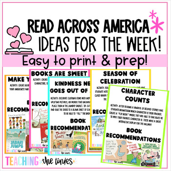 Preview of Read Across America Week Low Prep Activity Bundle