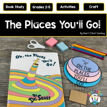 Preview of Read Across America Week Dr. Seuss Activities The Places You'll Go Craft Project