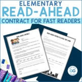 Read-Ahead Contract for Fast Readers | Early Finisher Work