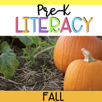 Preview of Read Aloud Activities, Author Study, Fall Literacy Unit for Pre-K