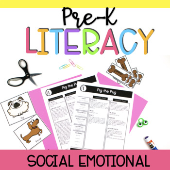 Preview of Read Aloud Activities, Author Study, Social Emotional Literacy Unit for Pre-K