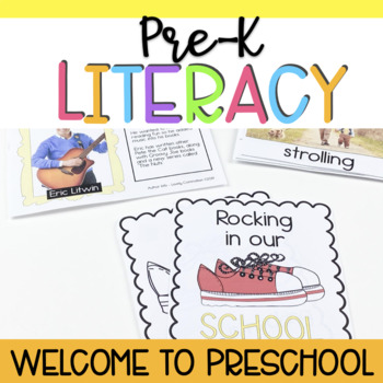 Preview of Read Aloud Activities, Author Study, Welcome to Preschool Literacy Unit  Pre-K