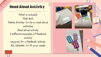 Preview of Read Aloud Activity | Reading a Book | Incorporating Activities