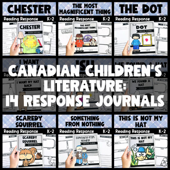 Preview of Canadian Children's Literature Read-Aloud Response Journal Activities BUNDLE