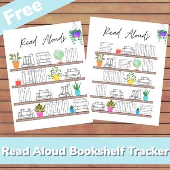 Preview of Read Aloud Book Shelf Tracker (free)
