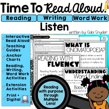 Preview of Read Aloud Book and Activities to Use with Listen 