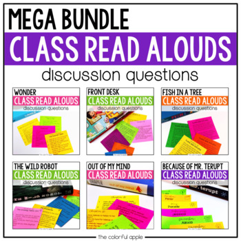 Preview of Read Aloud Discussion Questions: Bundle