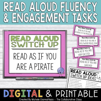 Preview of Read Aloud Fluency & Engagement Tasks | Test Prep Engagement