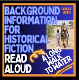 Read Aloud Intro A LONG WALK TO WATER, digital Background 