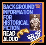 Read Aloud Intro BUD, NOT BUDDY, digital Background Histor