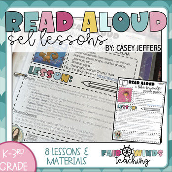 Preview of Read Aloud Lesson Bundle - 8 Social and Emotional Book lessons & activities