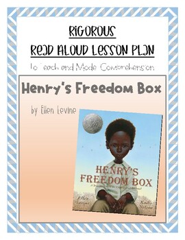 Preview of Read Aloud Lesson Plan- Henry's Freedom Box