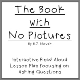 Read Aloud Lesson Plan: The Book With No Pictures