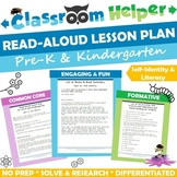 Read-Aloud Lesson Plan for Pre-K and Kindergarten (Self-Id