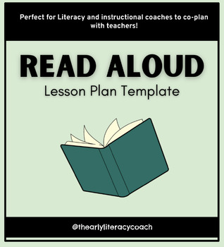 Preview of Read Aloud Lesson Planning Template