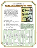 Read Aloud Lesson and Worksheet Template - Grump Groan Gro