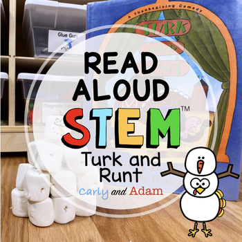 Preview of Turk and Runt Disguise a Turkey Thanksgiving READ ALOUD STEM™ Activity