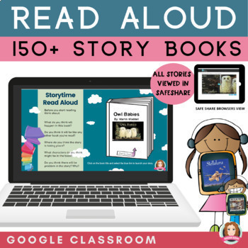 Preview of Read Aloud Stories 150  | Google Slides | Picture Book Read Aloud Safe Tube