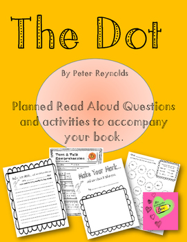 Preview of Read Aloud Turn and Talk Comprehension - The Dot