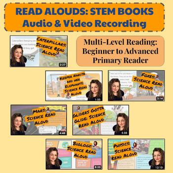 Preview of Read Alouds Audio & Video Recordings: STEM BOOKS (7 Books)