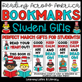 Read Across America Bookmarks Student Gift Idea Reading Ma