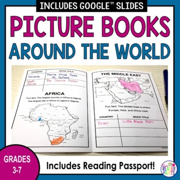 Preview of Read Around the World Challenge - Reading Passport - International Picture Books