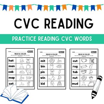 Read CVC words by Home Education Learning Products and services | TPT