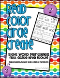 Read Color Circle Create Sight Word Printables-ALL 41 Firs