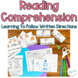 Reading Comprehension Of Written Directions - Functional Literacy