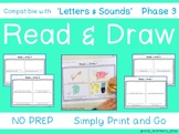 Read & Draw 'Letters & Sounds' Phase 3 - NO PREP